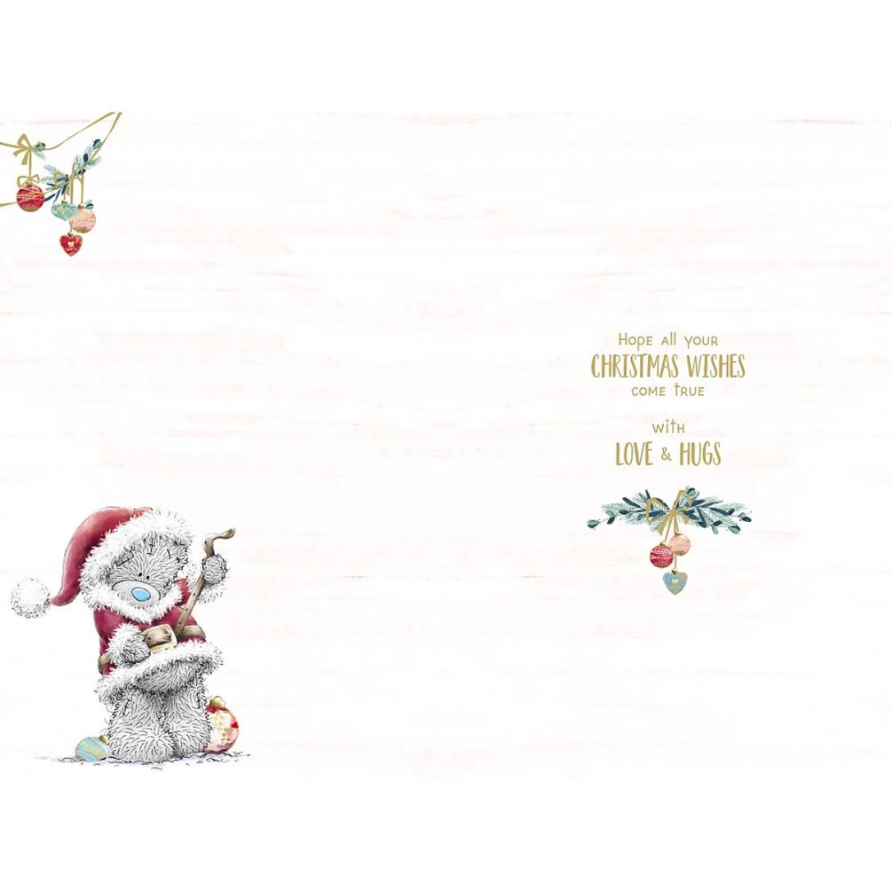 Granddaughter Me to You Bear Christmas Card Extra Image 1